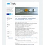 Trisk website homepage